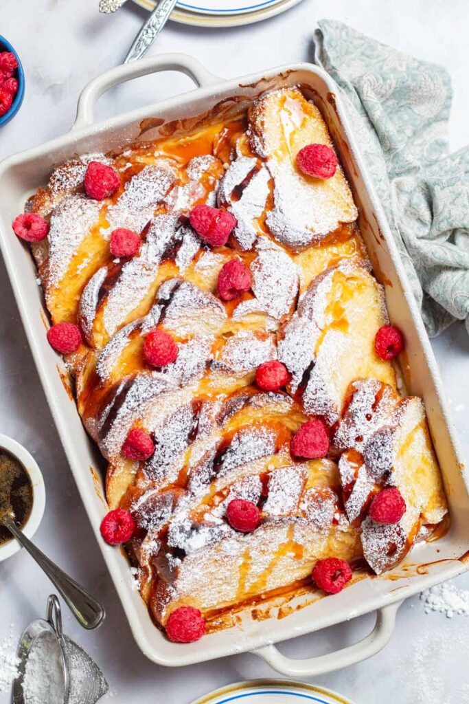 Perfect way to start her Mothers Day. Baked French Toast
